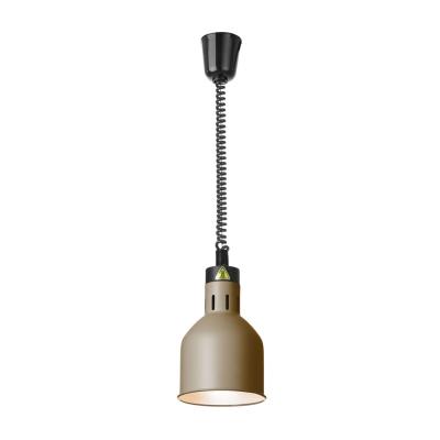 Výškově nastavitelná ohřívací lampa válcová, HENDI, Béžová, 230V/250W, ⌀175x(H)250mm | 273784